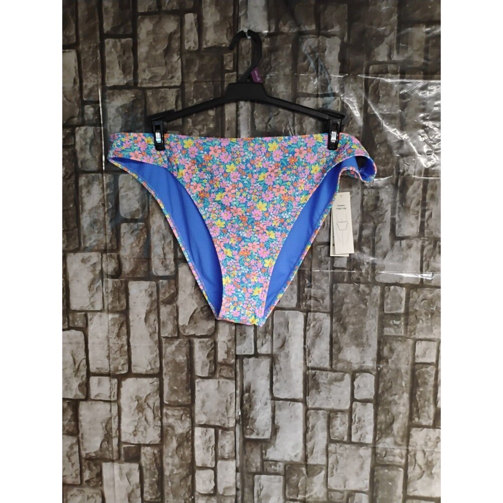 No Boundaries Multi Color Floral Swim Bikini Bottoms size XXL (20)